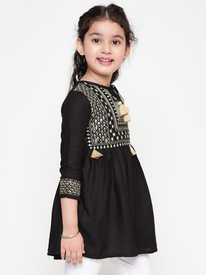 Kids Embroided Peplum  - D024