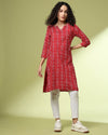 Printed kurta only -D078