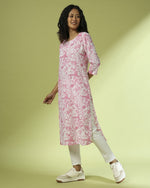 Printed kurta only -D077