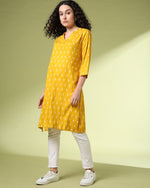 Printed kurta only -D075