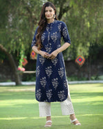 Printed kurta only -D074