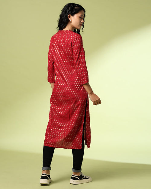 Printed kurta only -D073