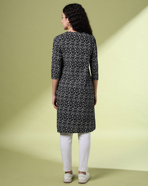 Printed kurta only -D072