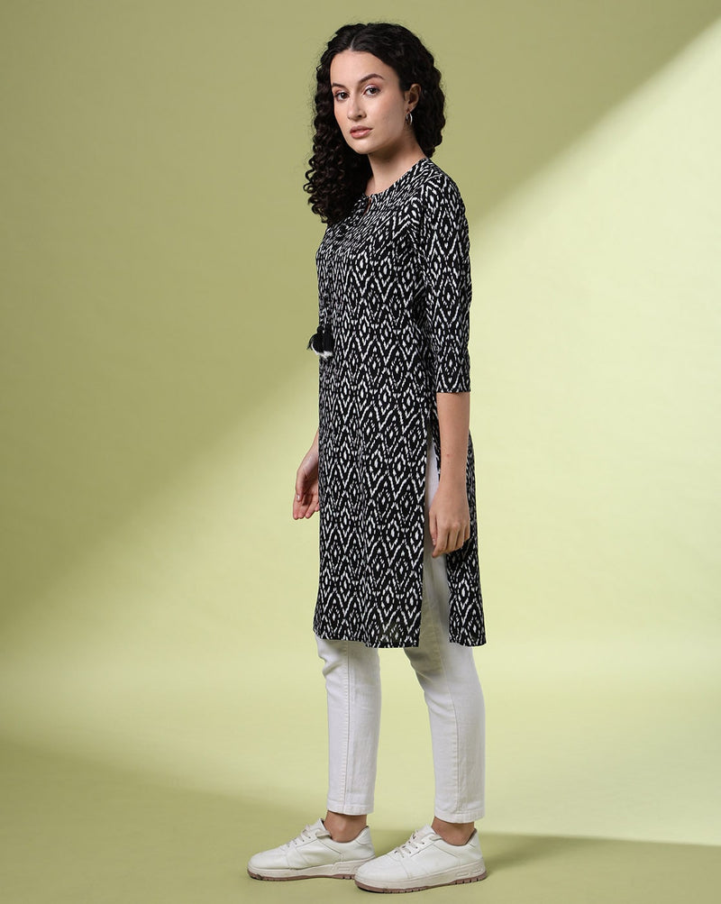 Printed kurta only -D072