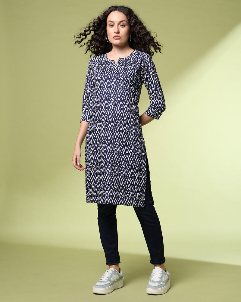 Printed kurta only -D070