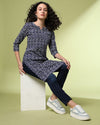 Printed kurta only -D070