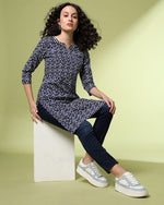 Printed kurta only -D070