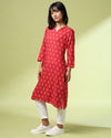 Printed kurta only -D068